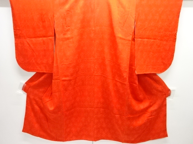 JAPANESE KIMONO / ANTIQUE KIMONO / SILK / WOVEN FLOWER